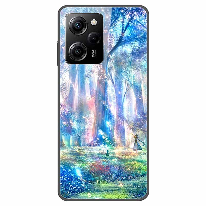For Redmi Note 12 Pro Case Redmi Note12 5G Tempered Glass Hard Back Cover For Redmi Note 12 Pro Plus 5G Coque Starry Sky Case