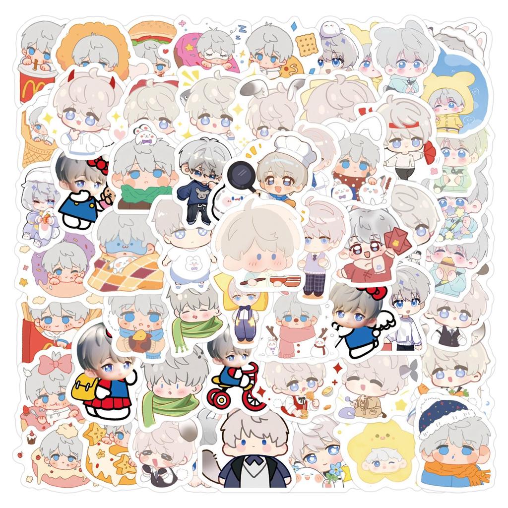 Hot Game Love and Deepspace Stickers Sylus Xavier Zayne Rafayel Caleb Cartoon Cosplay Character Stickers Decorate Prop Gifts