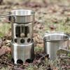 Windproof Stove Pot Set For Easy Operation And Durability High Temperature Resistant Stainless Steel