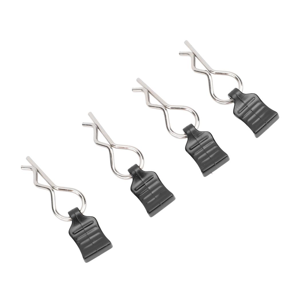 RC Car Body Clip Pin with Pull Tabs Easy to Install RC Car Shell Clip R Pin for 124008 124010 124006 144016 144018