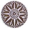 Floral Indian Scrapbook Stempel Holz Druckblock Kunst braun Briefmarken für