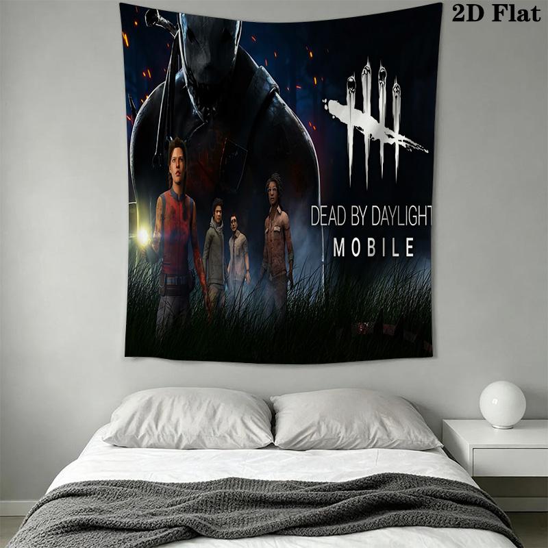 Dead Daylight 2D Flat Wall Tapestry Tapestry Background Cloth Fashion Print Wall Covering Decoration Homestay Soft Decoration Tapestry