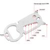 Multifunctional Pocket EDC Multi Tool Keychain Bottle Opener Hexagon Wrench Measuring Ruler Outdoor Survival Gear Gadget