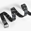 Belt Accessories Metal Buckle Women Waistband Double Grommet Hole Waist Strap Korean Waist Belts
