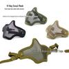 Outdoor Cycling Helmet Steel Wire Half Face Mask Cover