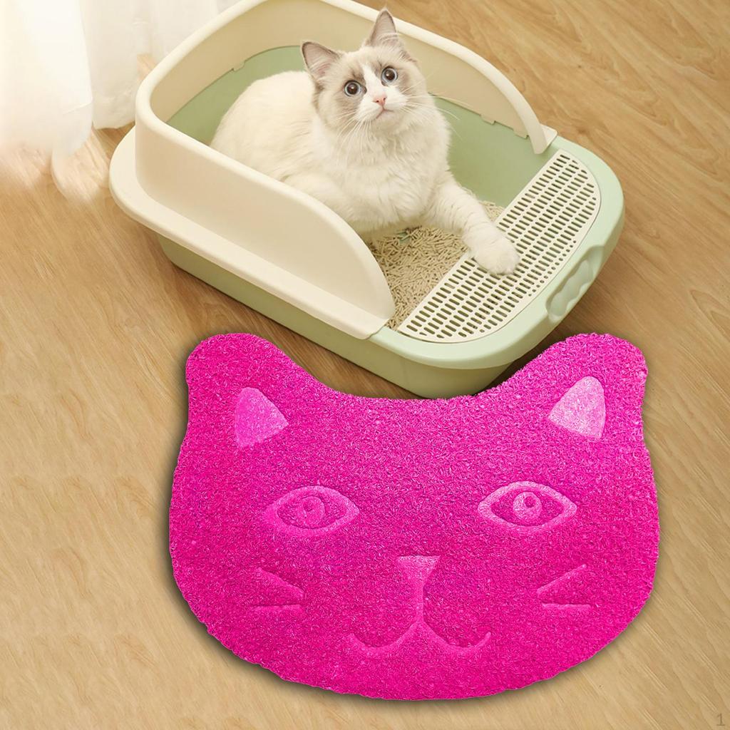 Cat Bowl Mat Dog Food Placemat Pet Feeding Tray Non Slip PVC Material Suitable for Small Dogs