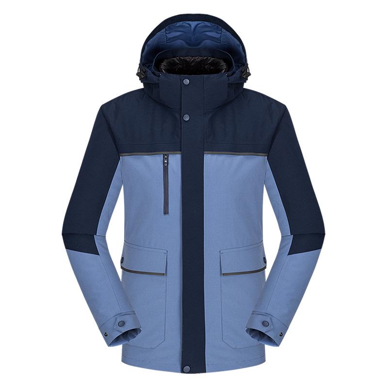 Premium 3-in-1 Unisex Ski Suit: Thickened, Windproof 90% Down Business Jacket and Outerwear Set