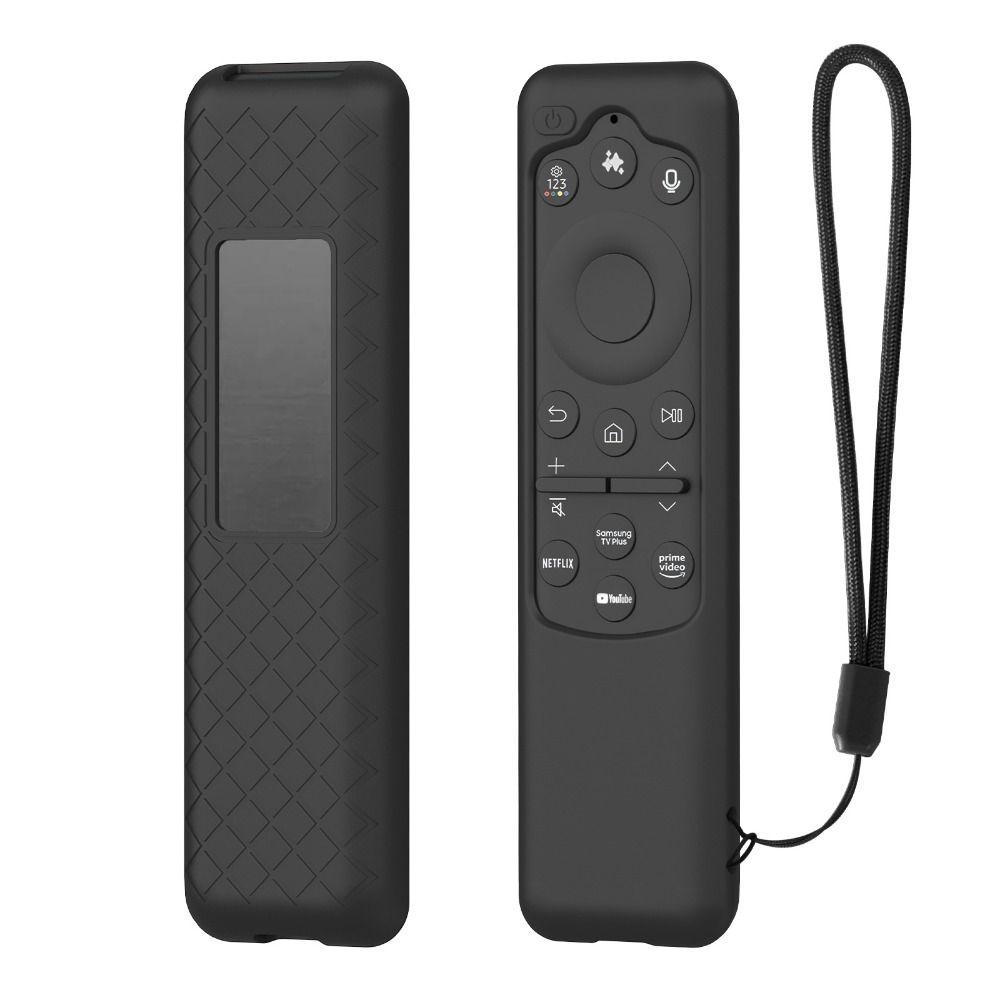 Silikon-TV-Fernbedienungsabdeckung mit Lanyard Stoßfeste Schutzhülle TV-Fernbedienungsscheide für Samsung BN59-01432A/BN59-01480L