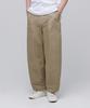 Cotton Wide Fatigue Balloon Pants [Beige]