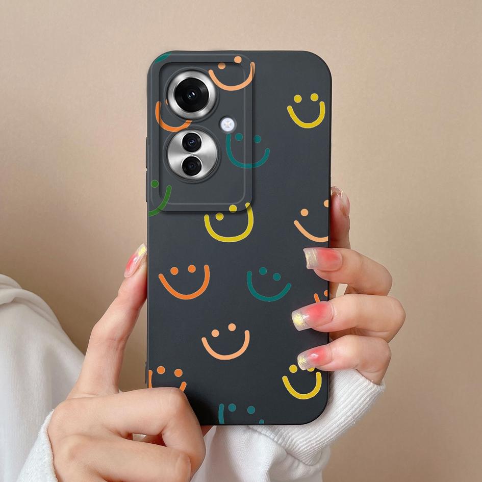 Cases Cover For OPPO Reno11 Pro A1i A2M Realme C65 12 Lite Covers Fashion Labels Matte Soft Silicone Camera Protection Phone Bags Shell Capas For OPPO