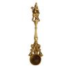 ARTVARKO Krishna Havan Spoon Brass Idol Sculpture Ritual Achmani Spoon