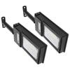 2 Stück 117LED Solarleuchte 50W Highlight Induktionsstraßenlampe für Garten Hof Weißes Licht