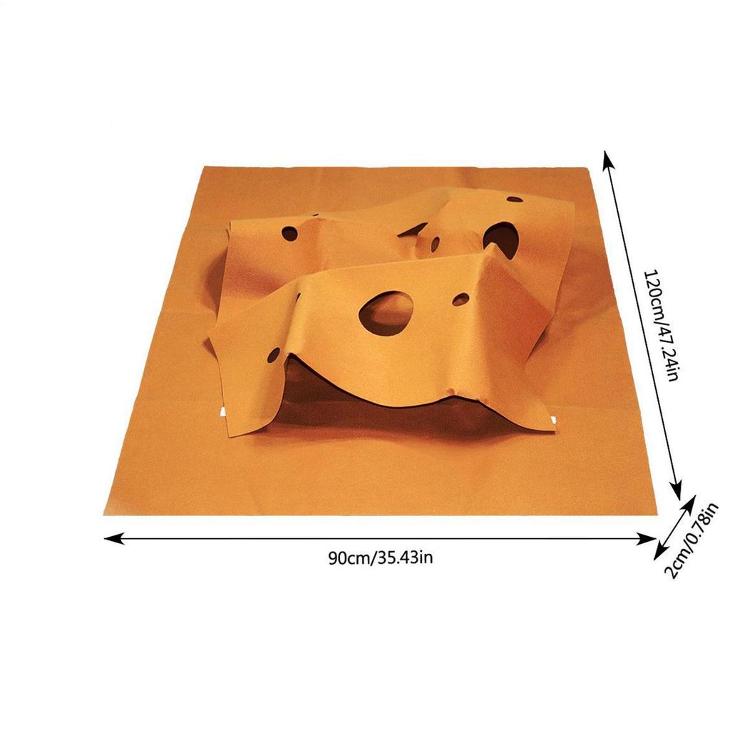 Cat Playing Game Mat Pet Toys Training Activity Foldable Rug Scratch Resistant Toys Bite Climbing Frame Cat Litter Mat Pad