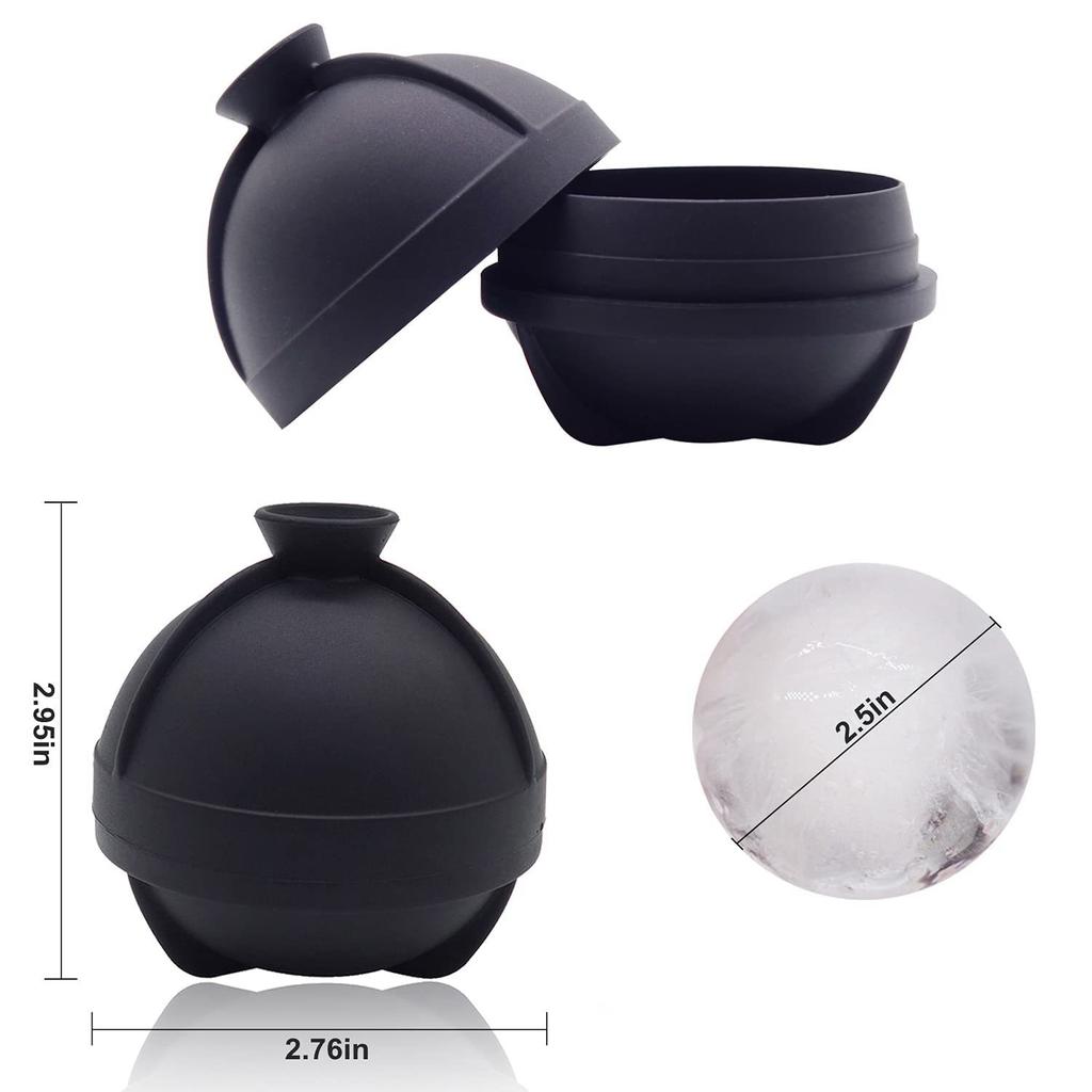 Whiskey ice ball mold, ice cube maker, round ice ball maker, ice ball maker, silicone ice maker