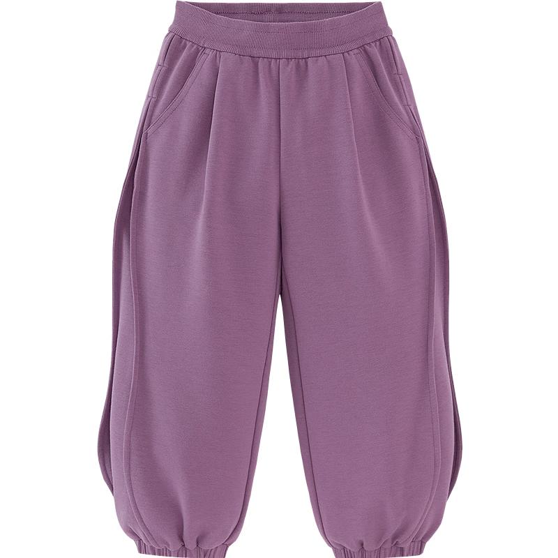 Minibala Kids' Adjustable Waist Loose Bubble Pants