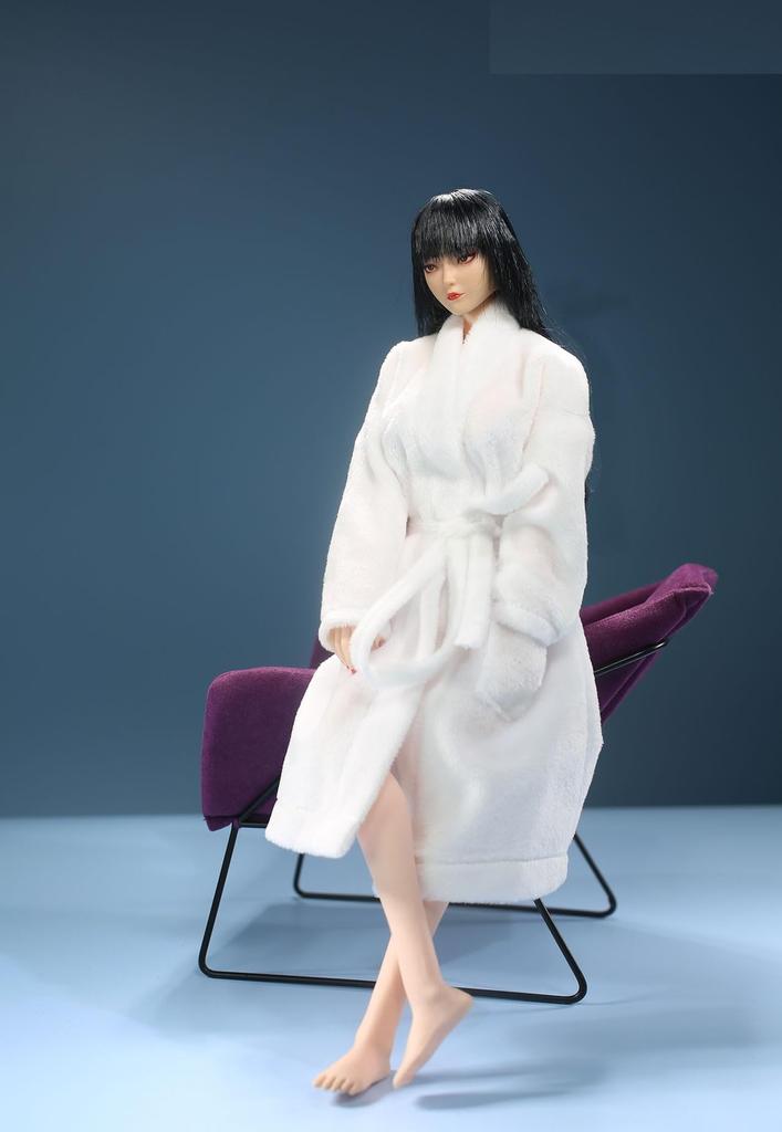 [TOYBARJAPAN] 16 Scale Action Figure Compatible with TBLeague Body JO23X-08 Beautiful Sexy Woman Pajamas Bathrobe Bath Skirt (body and Head Not