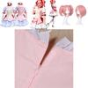 Madoka Kaname Puella Magi Madoka Magica Cosplay Kostuum Elegante Dienstmeisjesjurk Set