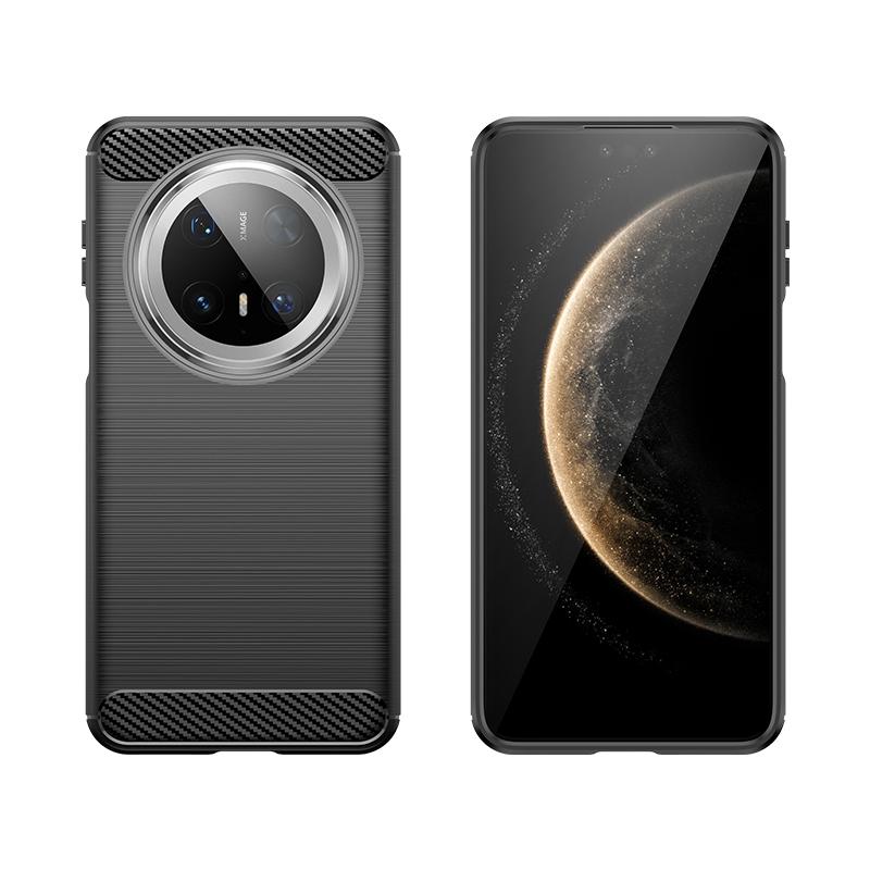 For Huawei Mate 70 Pro Case Cover Huawei Mate 70 Pro Capas New Back Bumper Armor Soft TPU Carbon Fiber Fundas Huawei Mate 70 Pro