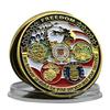 US Military Army Guard Gold Coin Collection Freedom Challenge Medal Military Belief Collection Souvenir