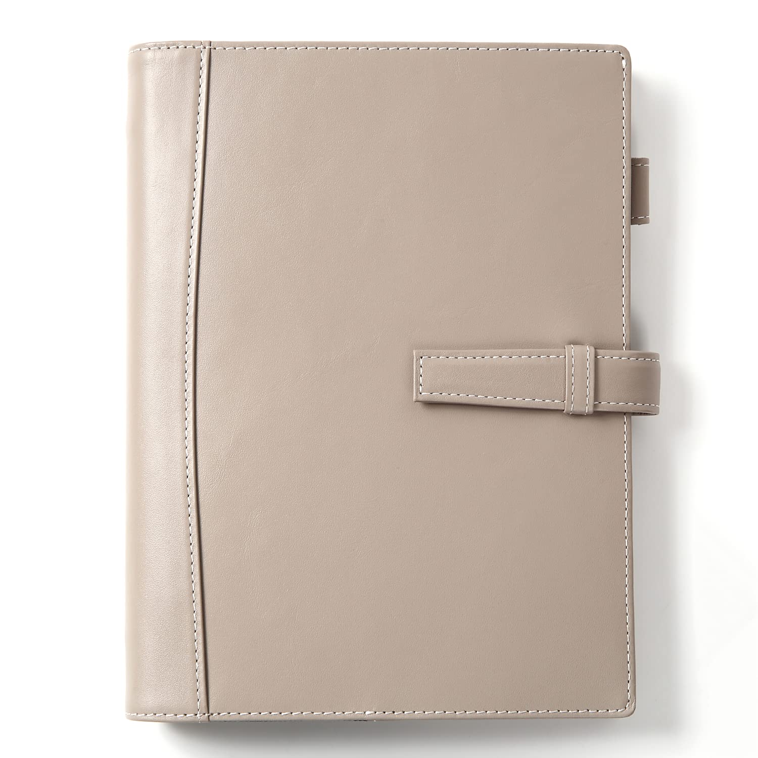 

Lightex System Genuine Vegetable A5 6 Ring Gray Notebook, Leather, Tanned, Size, Holes, Lightweight, a5monolether01,