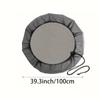 With Drawcord Gardening Tools Catchment Net Filter Screen Protective Cover Rain Barrel Cover