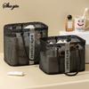 Mesh Storage Bag, Shower Bag, Hand-Held Wash Bag, Waterproof Shower Towel Basket, Shower Bag