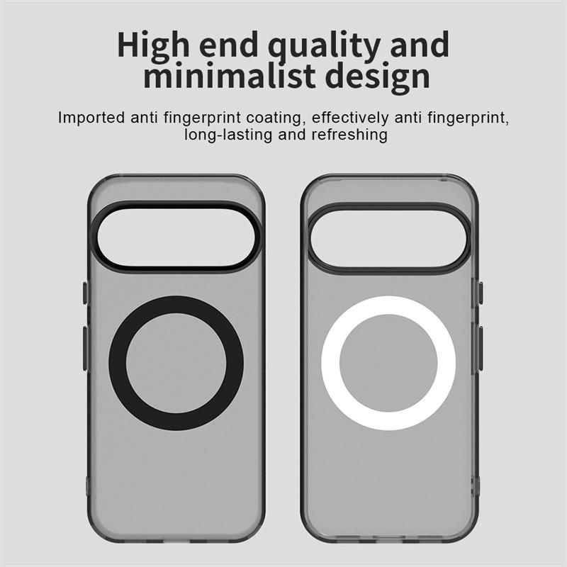 Magnetic Adsorption Wireless Charge Case For Google Pixel 10 Transparent Phone Case Google Pixel 10 Case For Google Pixel 10 Pro