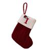 Alphabet Christmas Stocking Christmas Tree Decorating Knitted