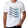 737 MAX Familiy TShirt Baggy Shirts Cute Clothes Tshirts for Men