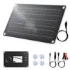Car battery maintenance charging compatible LVYUAN Vehicle Solar Panel 12V 20W Trickle Charger Kit Monocrystalline Portable Ultra Lightweight IP67 via