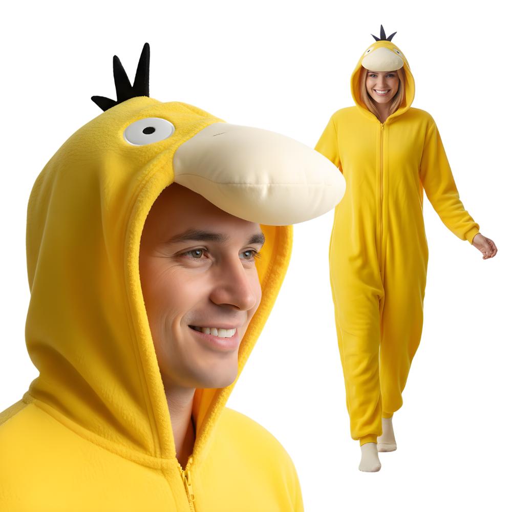 Pyjama Onesie Kigurumi Kostüm Verkleidung Pokemon Enton Xxxl: 195 - 205cm