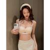 Girls Spring and Summer Pure To Sweet Lace Edge Small Breast Gathered To Show A Big Collection of Auxiliary Milk Underwear