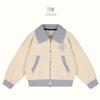  Olivan  Color Embroidery Pocket Hoodie Zip Up  Cream 