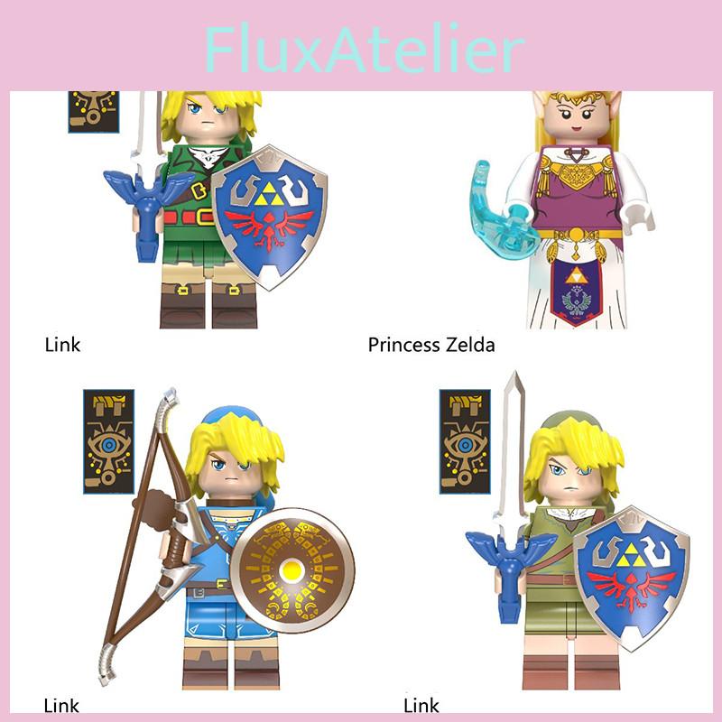 Game The 4pcs Legend Of Zelda Link Princess Zelda Adventure Building Blocks Doll