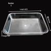 Transparent Rectangular Plastic Food Display Trays