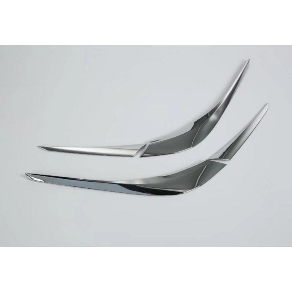 Body Rear Tail Light Lamp Detector Frame Stick ABS Chrome Trim Eyebrow For Mazda CX-5 CX5 2nd Gen 2017 2018