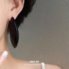Silver Needle French Retro Simple Water Drop Earrings Women's Simple Fashion Elegant Stud Earrings Niche High-end Earrings