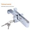 Universal Stainless Steel Anti-Theft Car Lock: Clutch, Accelerator, and Brake Protection for All Vehicles.