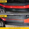 Door Sill Protector Compatible With -2025 Ford Bronco Door Step Protector Door Edge Step Guard Car Door Dust Shield Cover For 2024 Bronco 4 Door