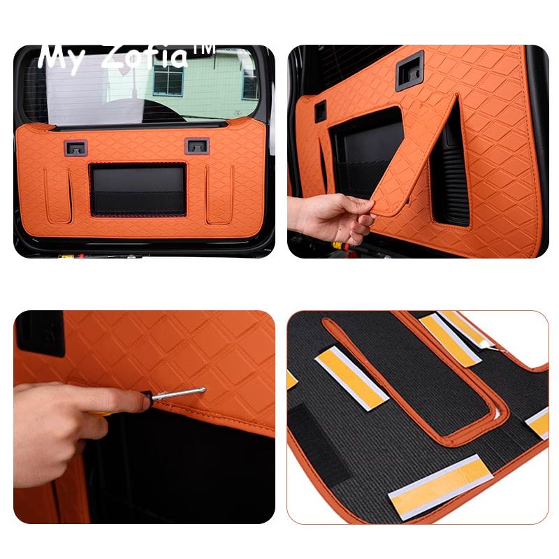 For Haval H9 2024 2025 New H9 2nd II CAR Rear door protective mat Mat Car Leather Waterproof Floor Mat Car styling Accessories