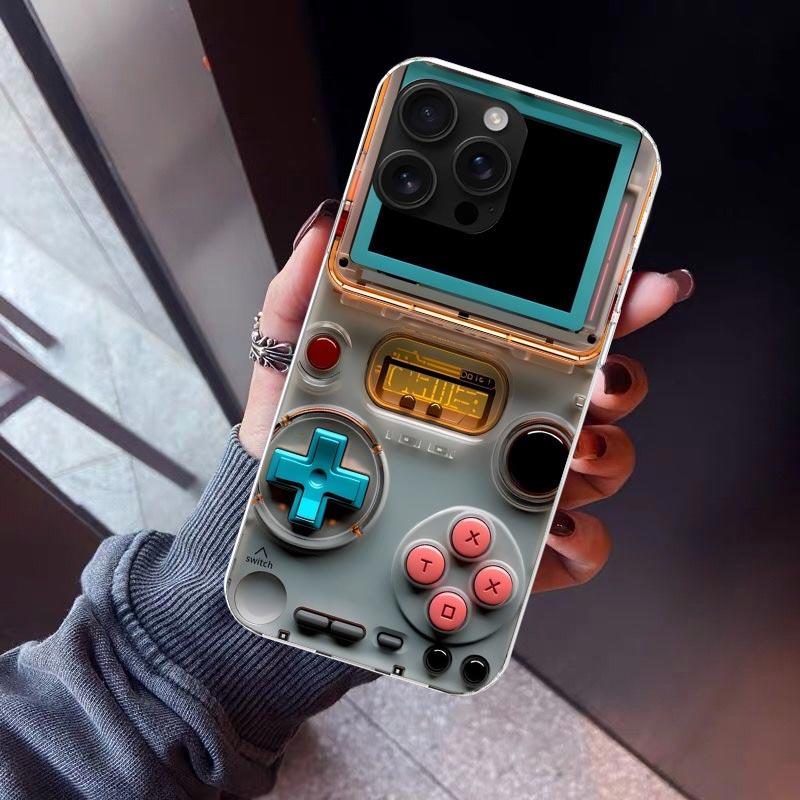 Games Console Fashion Boy Phone Case For iPhone 17 Air 11 13 Mini 14 15 Plus 16 12 Pro Max 16E SE 7 8 Pattern Soft TPU Back Cove