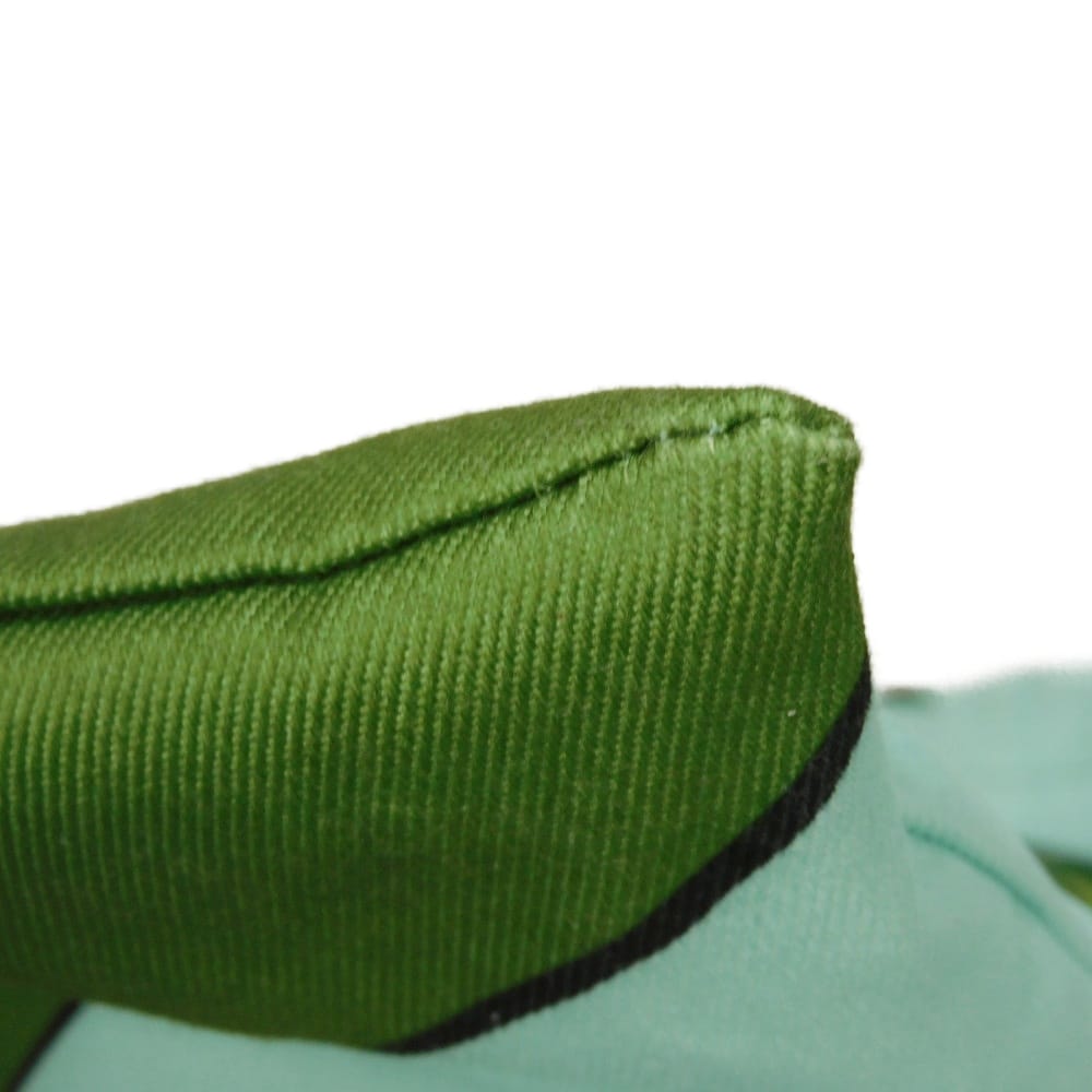 Used Easter Island Drawstring Pouch (C822057X05) with 7922 Logo Multicolor Calfskin Drawstring Pouch (12695) by Ken