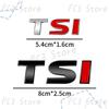 New 3D ABS Plastic Car Styling TSI Logo Emblem Rear Bumper Trunk Badge Sticker For VW Volkswagen Golf 4 5 6 MK6 MK7 Jetta Passat GJ4