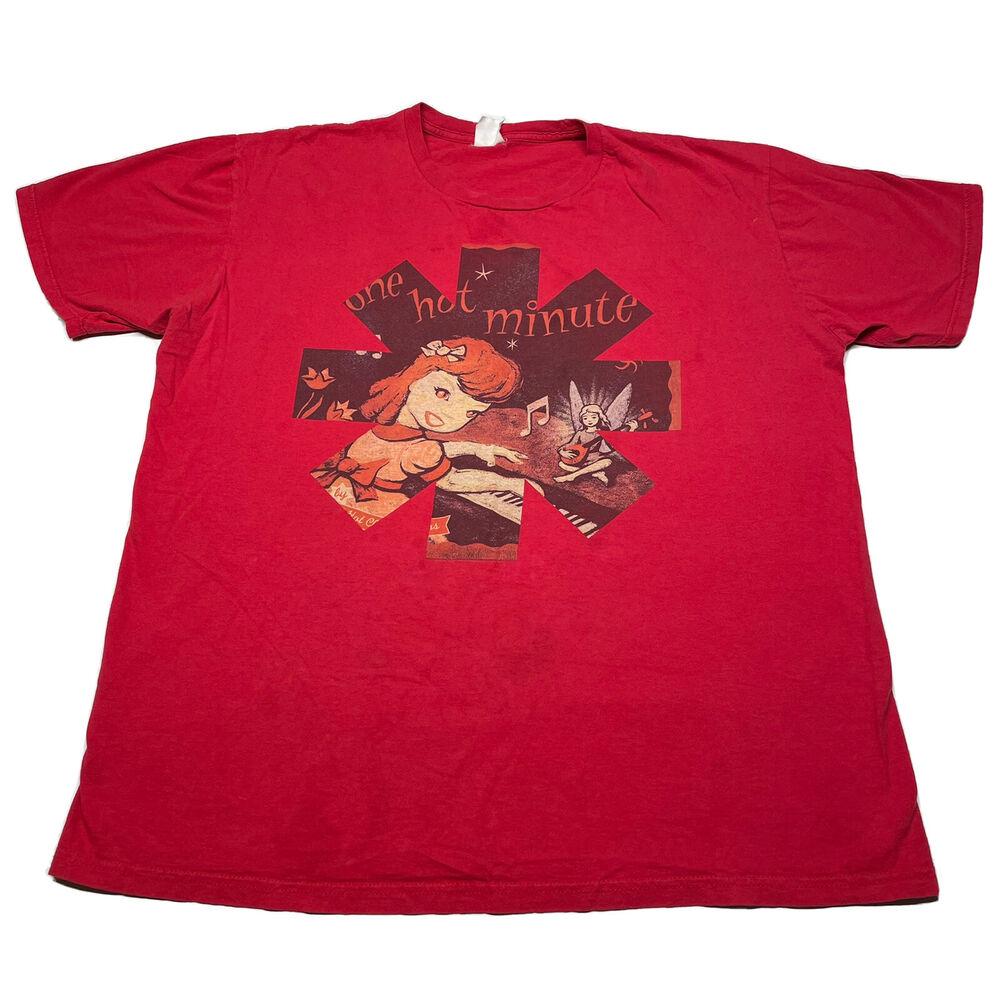 

Винтажная футболка унисекс Red Hot Chili Peppers One Hot Minute Album Art 90S Rock