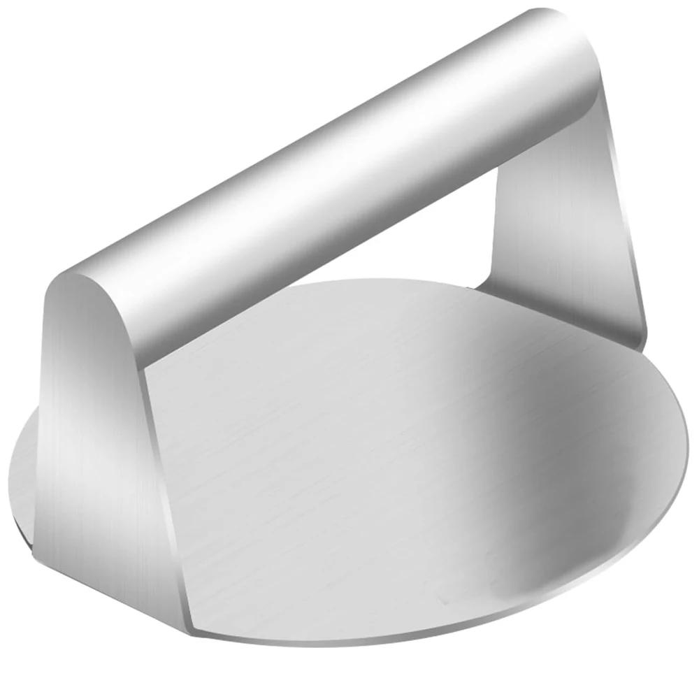 

Прес для бургерів Smash з нержавіючої сталі. Пиріжки для гамбургерів. Кругла прес-форма для м’яса для м’ясних гастрономів. Кухонні аксесуари.