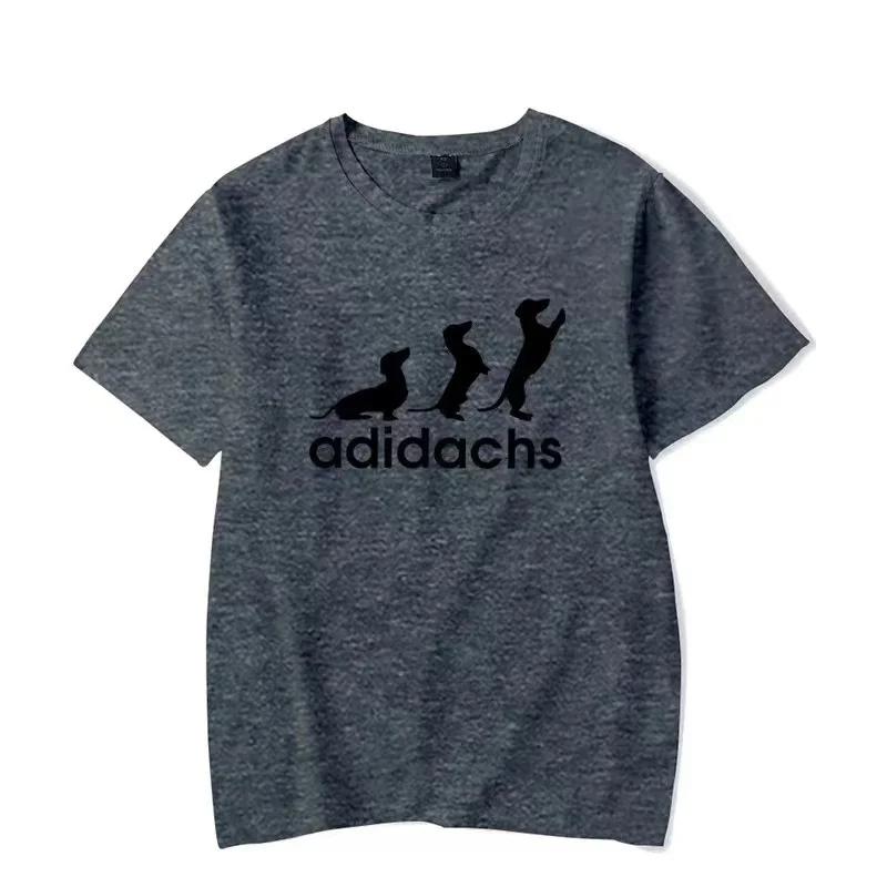 2024 Men's T-shirt Dachshund Dog Lover T Shirt Graphic Tee Shirts Oversized Men Harajuku Fashion Men's Brand Shirts T Shirts