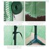100 X 50 X 150cm Tomato Greenhouse Steel Frame PE Cover with Roll-up Door Outdoor for Backyard, Balcony, Garden, Green