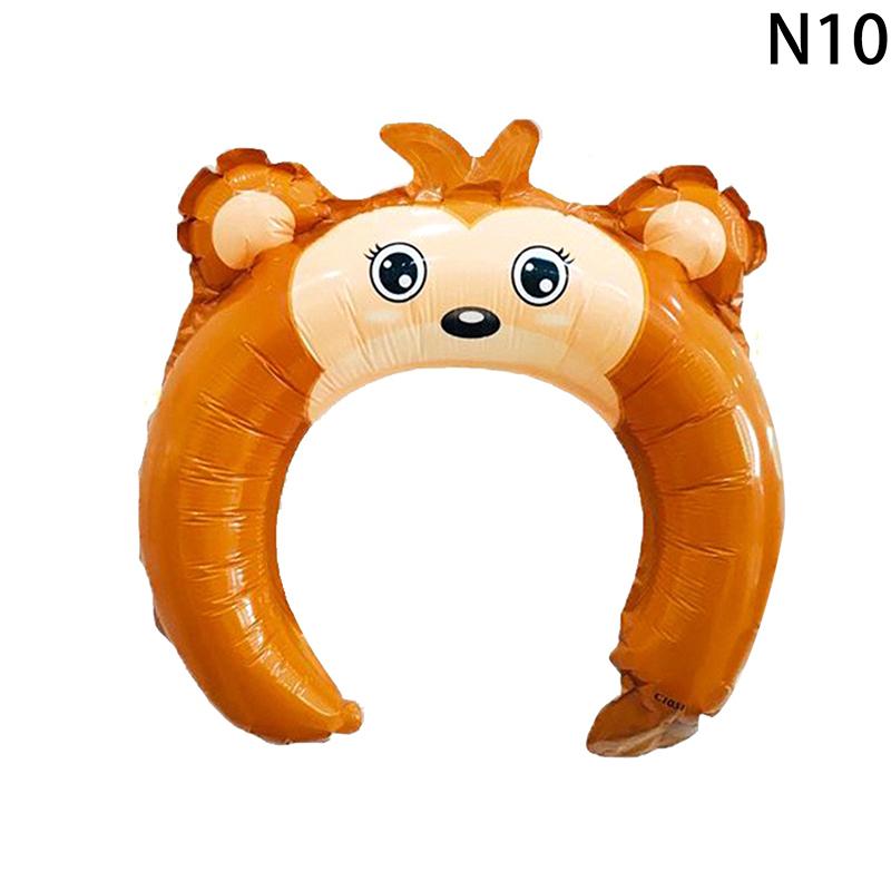 5pcs Cute Headband Balloon Cute Cartoon Animal Balloon Kids Birthday Party Decoration Baby Shower Children s Toys 10