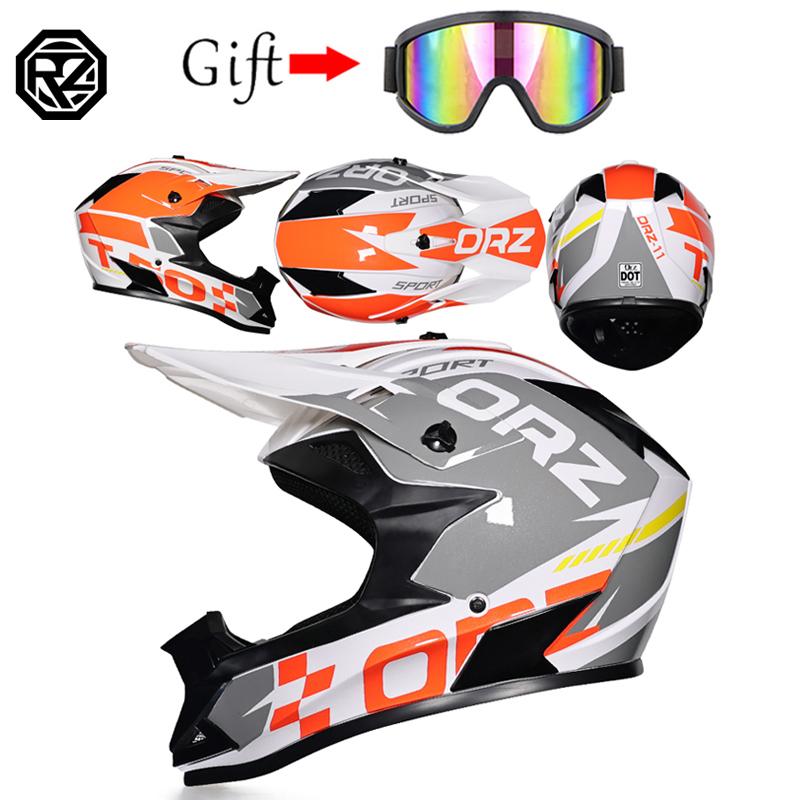 Professional Racing Motocross Helmet Off Road Helmet Motorcycle Off-Road Cartoon Childrenr ATV Motorcycle MTB Helmet