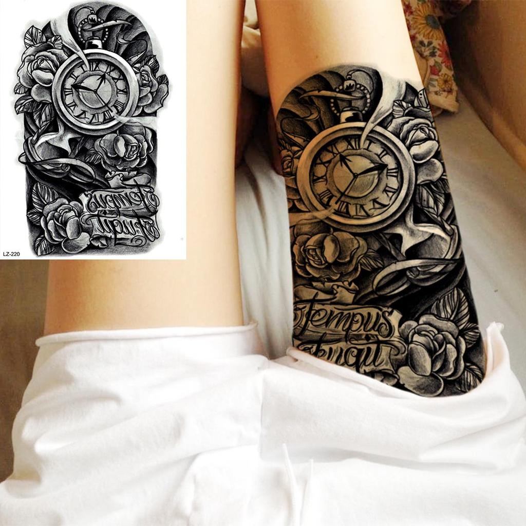 Realistic Long-lasting Animal Head Temporary Tattoo Stickers